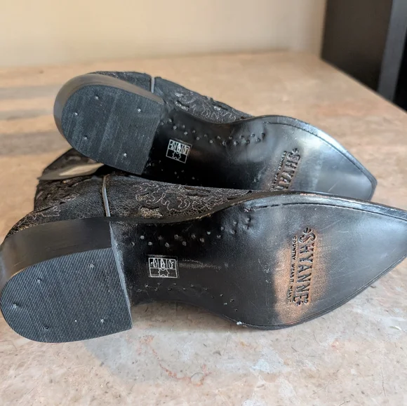 Shyanne Bittersweet Western Boots -Snip Toe - Genuine Leather Women's Size 7.5 - Picture 6 of 14